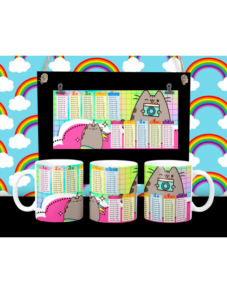 Taza infantiles tabla pack 1