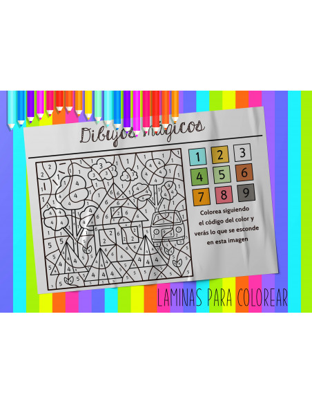 LAMINAS PARA COLOREAR PACK 5