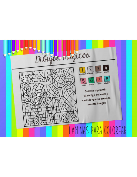 LAMINAS PARA COLOREAR PACK 5