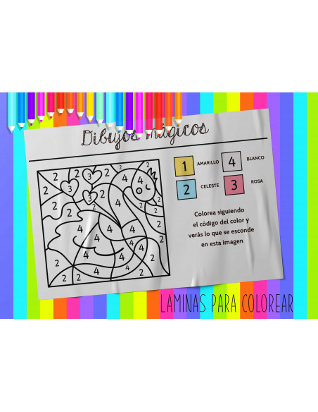 LAMINAS PARA COLOREAR PACK 5