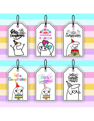 Tag cumpleaños Flork
