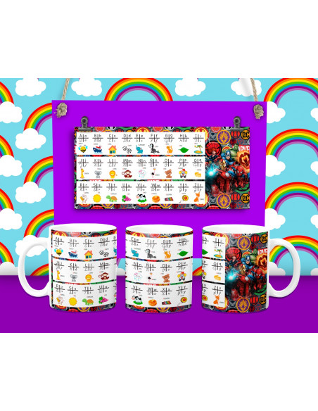 Tazas abc pack 2