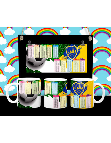 Taza infantiles tabla pack 2