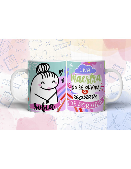 Taza flork día del maestro
