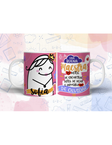 Taza flork día del maestro