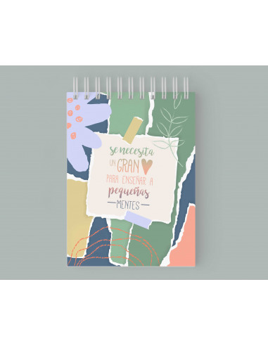 Anotadores día del maestro