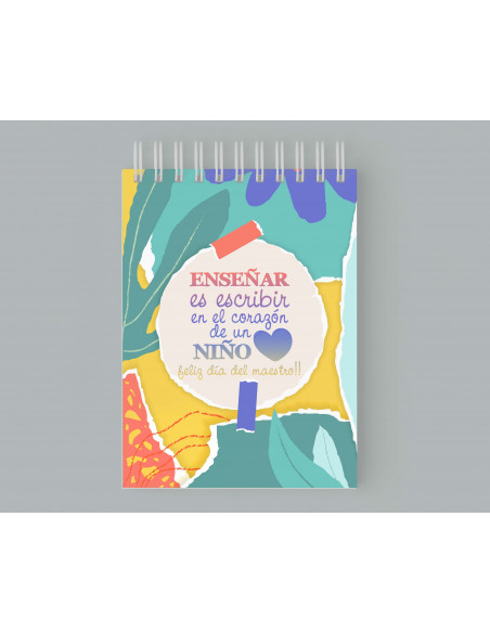 Anotadores día del maestro