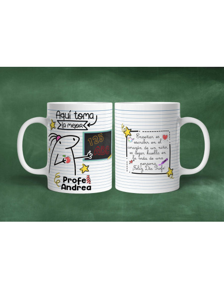 Tazas flork día del maestro