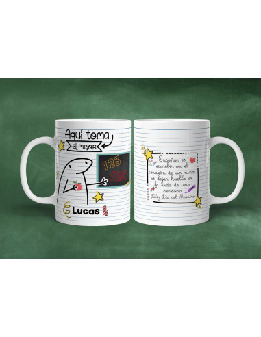 Tazas flork día del maestro