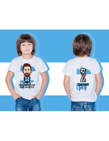 remeras qatar infantiles