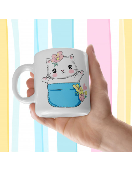 almohadón Taza animalitos dulces