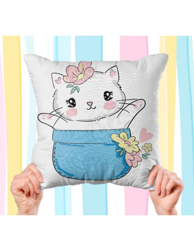 almohadón Taza animalitos dulces