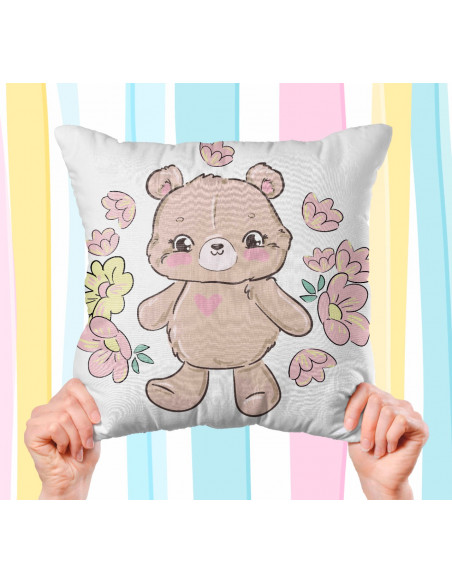 almohadón Taza animalitos dulces