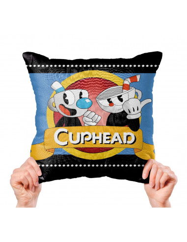 Cuphead - taza almohadón apego