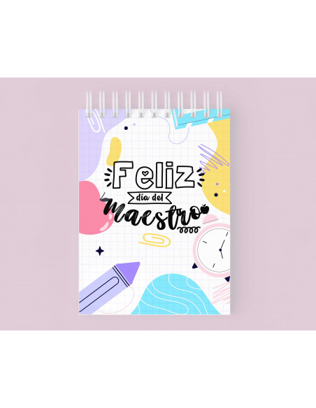 Anotadores día del maestro