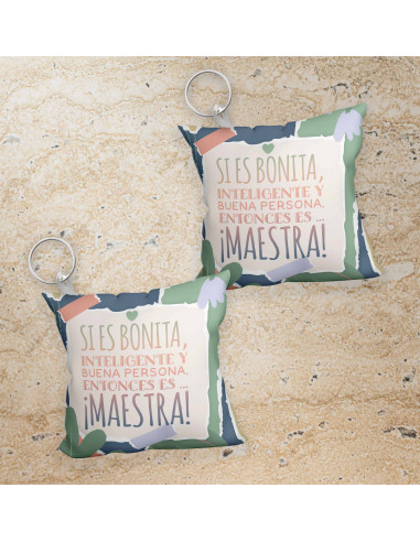 LLAVERO ALMOHADITA DIA DEL MAESTRO