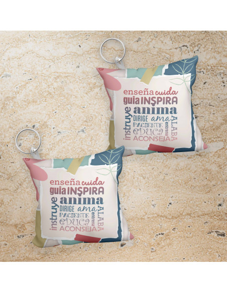 LLAVERO ALMOHADITA DIA DEL MAESTRO