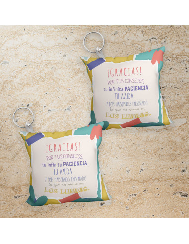 LLAVERO ALMOHADITA DIA DEL MAESTRO