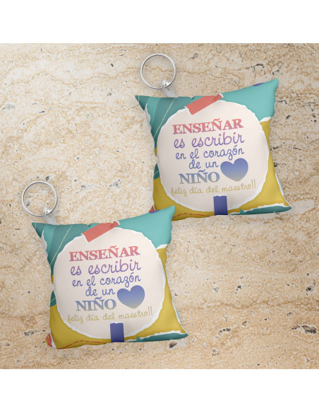 LLAVERO ALMOHADITA DIA DEL MAESTRO