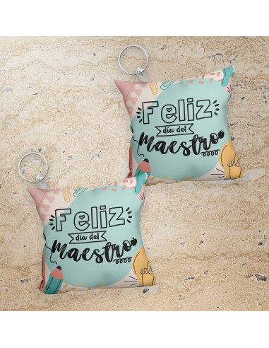 LLAVERO ALMOHADITA DIA DEL MAESTRO