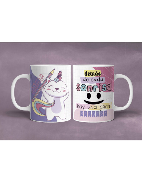 Taza Almohadón día del maestro