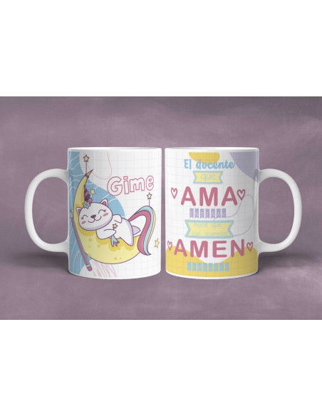 Taza Almohadón día del maestro