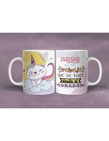 Taza Almohadón día del maestro