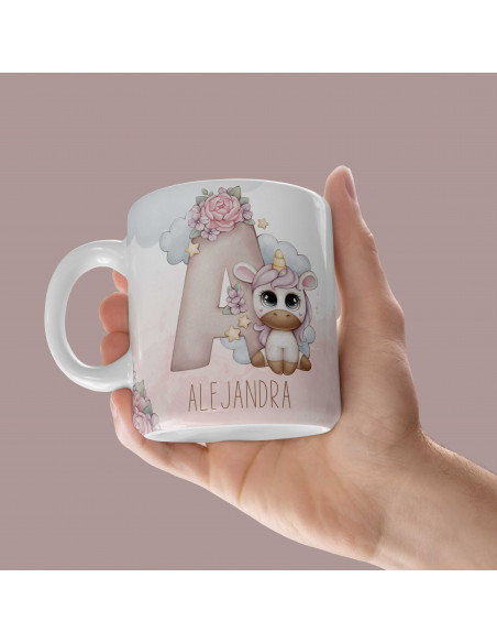 Tazas iniciales Unicornio