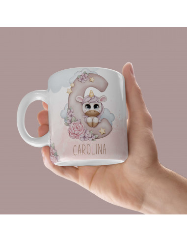 Tazas iniciales Unicornio