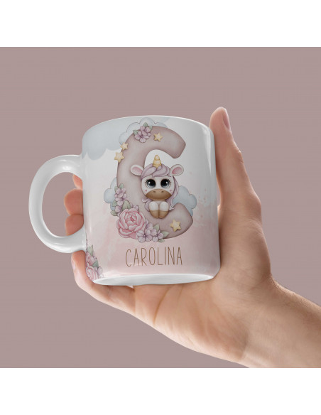 Tazas iniciales Unicornio