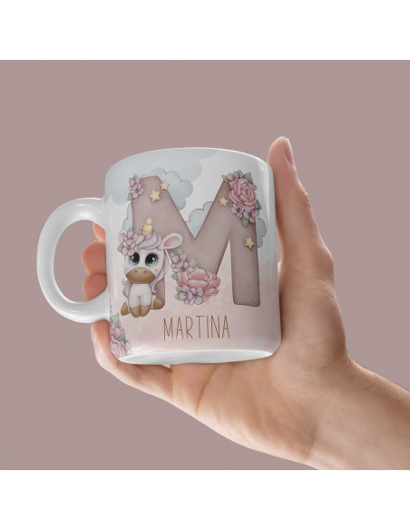 Tazas iniciales Unicornio