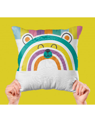 Taza almohadón carita animalitos...