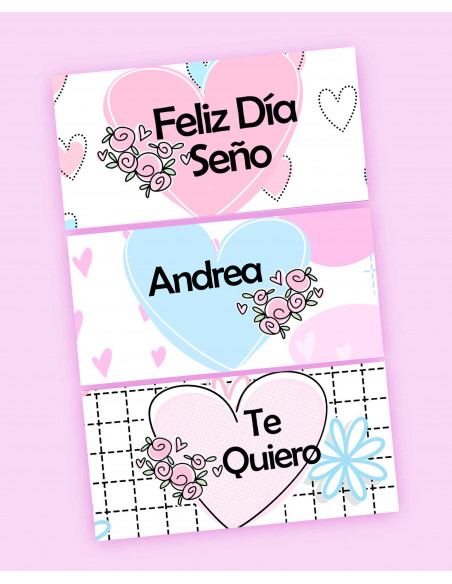 KIT IMPRIMIBLE CHOCOLATINES DIA DEL MAESTRO