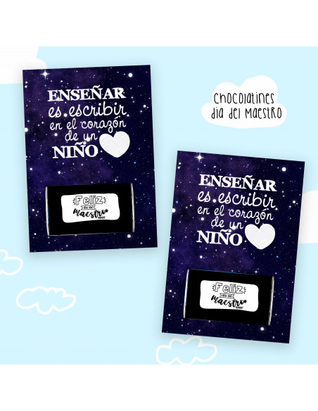 Chocolatines día del maestro
