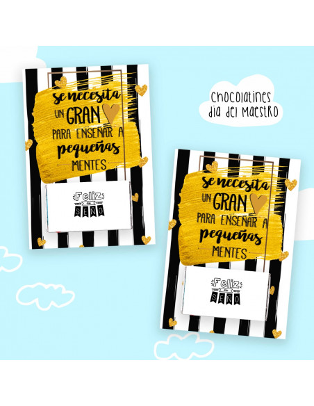 Chocolatines día del maestro