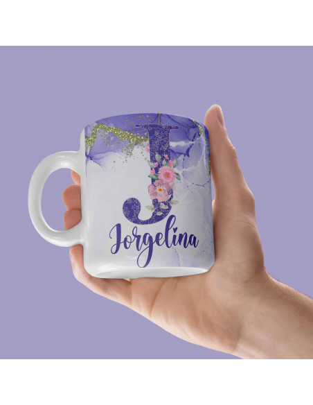 Tazas iniciales Lila