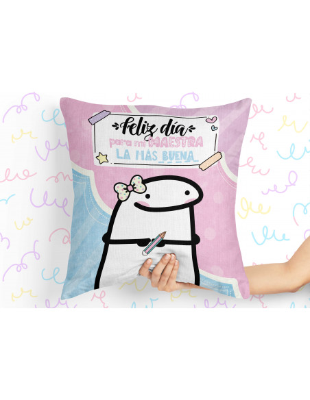 Almohadones flork día del maestro