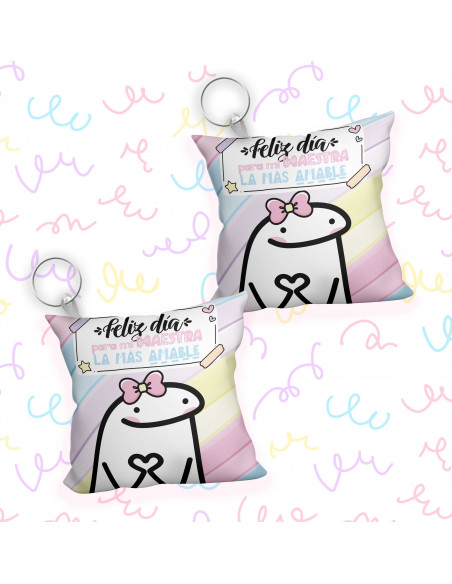 Almohadones flork día del maestro