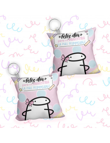 Almohadones flork día del maestro