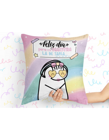 Almohadones flork día del maestro