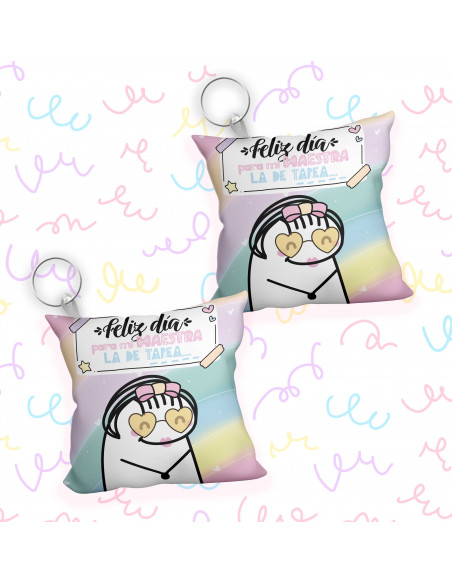 Almohadones flork día del maestro