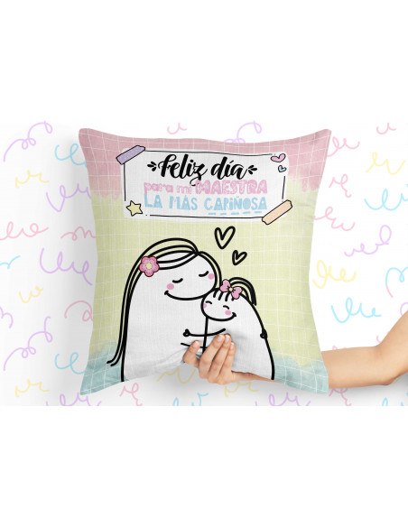 Almohadones flork día del maestro