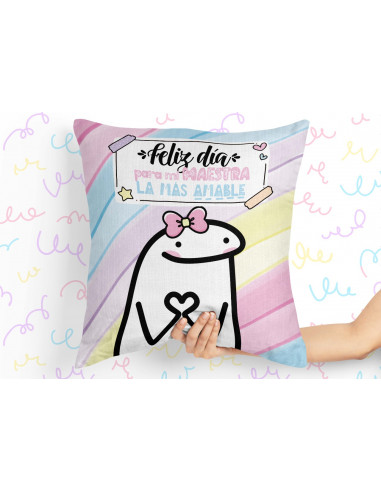 Almohadones flork día del maestro
