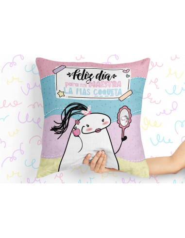 Almohadones flork día del maestro