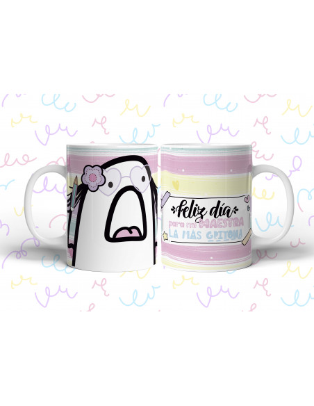 Taza día del maestro flork