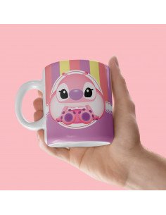Stitch bebé Taza Almohadón