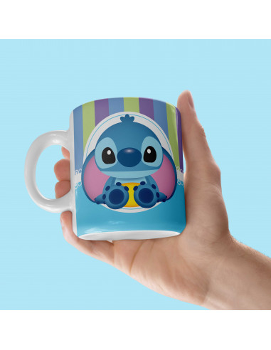 Stitch bebé Taza Almohadón
