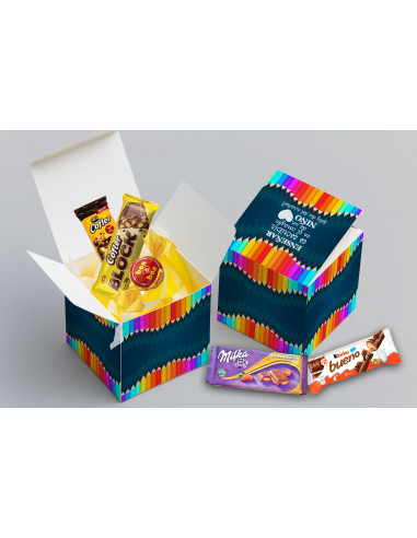 Caja Cubo Sublimación Día del Maestro