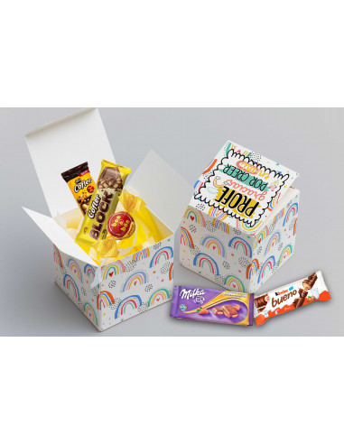 Caja Cubo Sublimación Día del Maestro