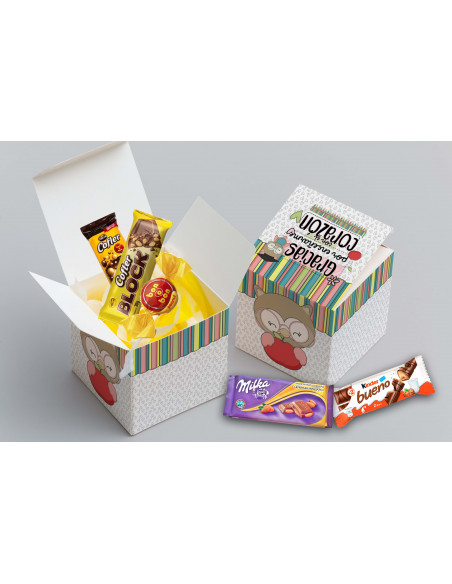 Caja Cubo Sublimación Día del Maestro